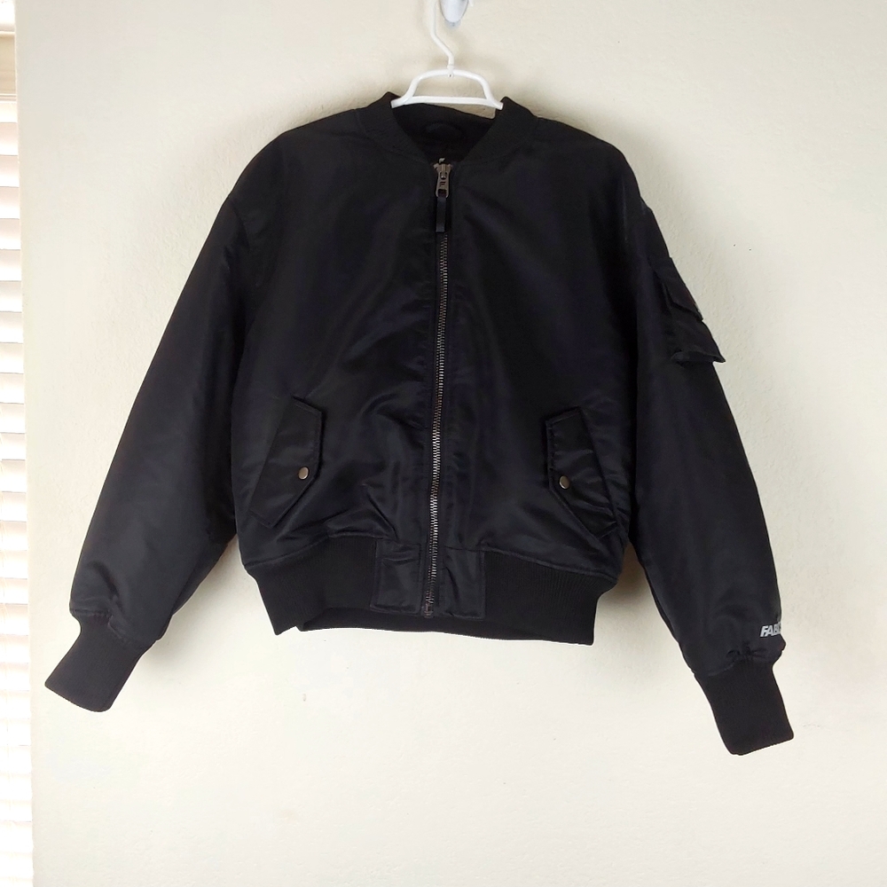 Fabletics Black Iconic Bomber Jacket - image 2